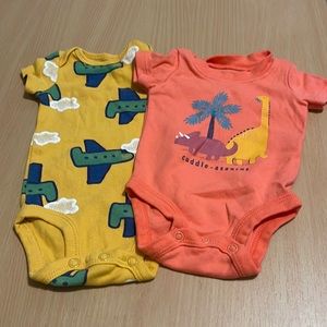 2- pack baby onesies
